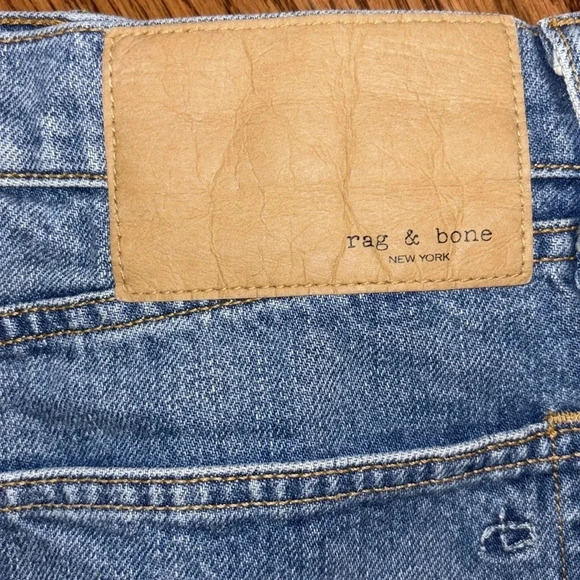 Rag & Bone Mia Highrise Vintage dixie style distressed denim jeans shorts - Picture 7 of 12